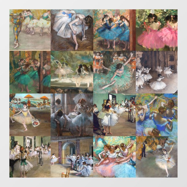 Autocollant Pour Fenêtre Edgar Degas - Dancers Sélection de chef-d'oeuvre (Feuille)