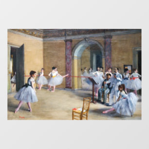 Autocollant Pour Fenêtre Edgar Degas - Foyer de danse, Opéra rue Le Peletie
