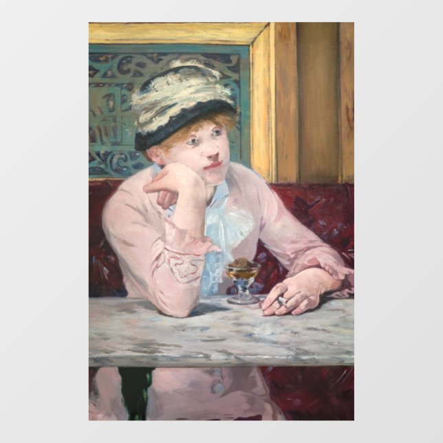 Autocollant Pour Fenêtre Edouard Manet - Brandy de prune (Feuille)