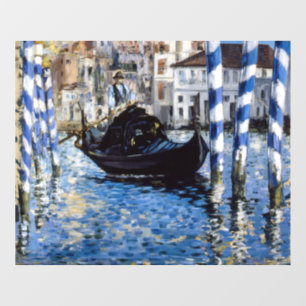 Autocollant Pour Fenêtre Edouard Manet - Grand Canal, Venise