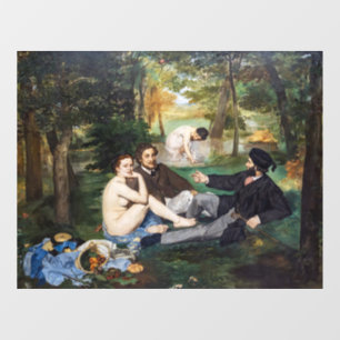 Autocollant Pour Fenêtre Edouard Manet - Le Déjeuner sur l'herbe