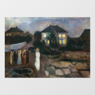 Autocollant Pour Fenêtre Edvard Munch - La tempête