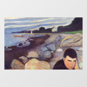 Autocollant Pour Fenêtre Edvard Munch - Melancholy