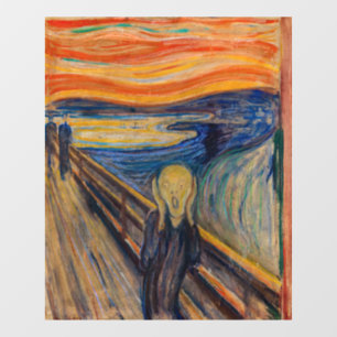 Autocollant Pour Fenêtre Edvard Munch - The Scream 1893