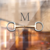 Eggbutt Snaffle Bit Monogrammed Equestrimed Fenêtr
