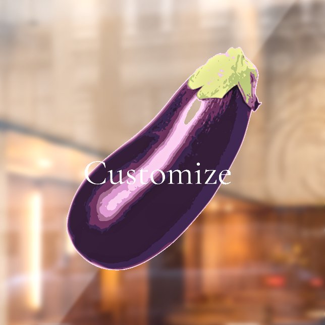 Autocollant Pour Fenêtre Eggplant Thunder_Cove (Feuille 2)