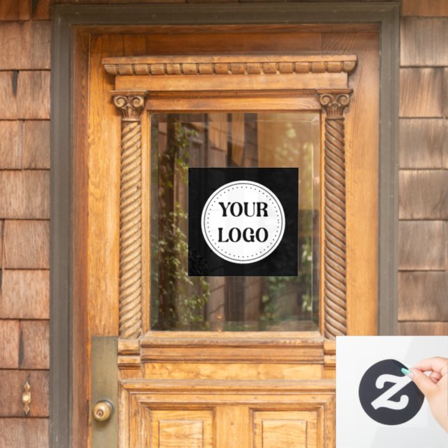 Autocollant Pour Fenêtre Élégant, contemporain, poli et personnalisable. (Porte d'accueil)