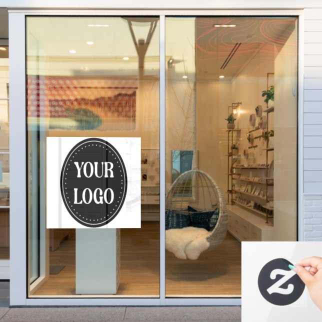 Autocollant Pour Fenêtre élégant, moderne, raffiné et modifiable.  (Vitrine du magasin)