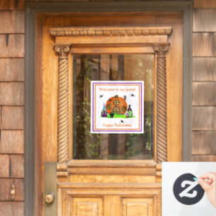 Autocollant Pour Fenêtre Enfants génies lunaires Halloween