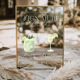 Autocollant Pour Fenêtre Enseigne de bar de mariage à coller avec boisson s