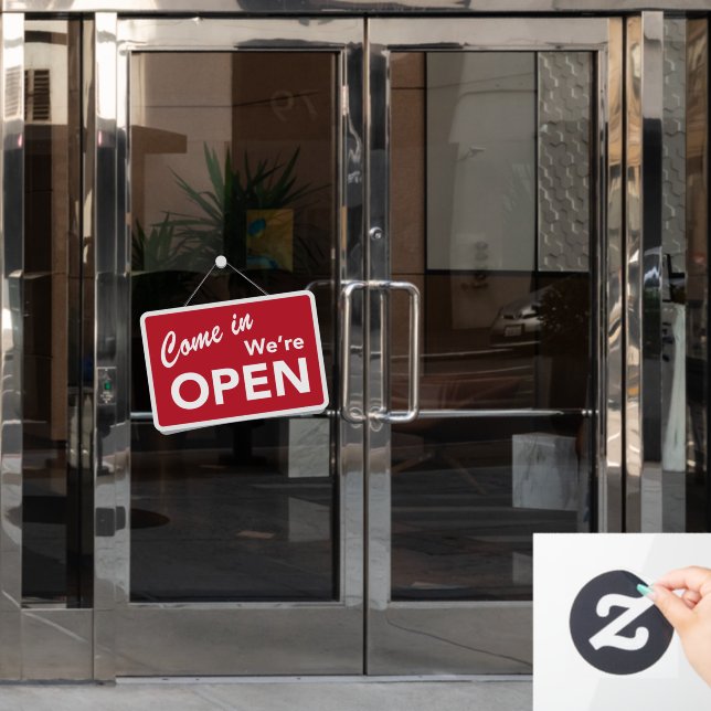 Autocollant Pour Fenêtre Entrez, nous sommes ouverts Magasin (Porte de bureau)