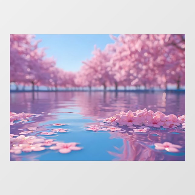 Autocollant Pour Fenêtre Ephemeral Bloom (Feuille)