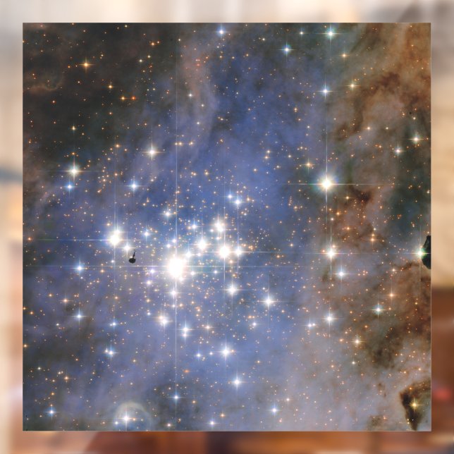 Autocollant Pour Fenêtre Étoiles de diamant en Carina Nebula Hubble Space (Feuille 2)