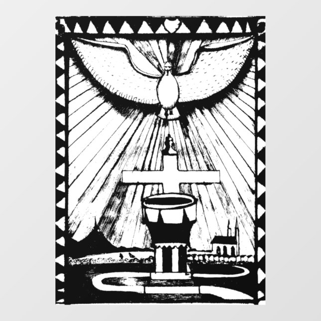 Autocollant Pour Fenêtre Eucharistie (Feuille)