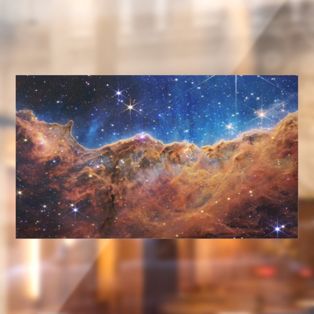 Autocollant Pour Fenêtre Falaises cosmiques Carina Nebula Space Webb Telesc (Feuille 2)