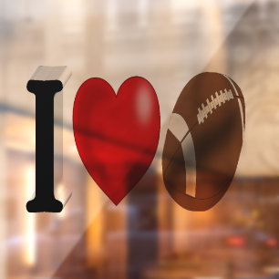 Autocollant Pour Fenêtre Fan de football 
