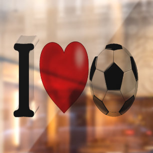 Autocollant Pour Fenêtre Fan de football