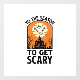 Autocollant Pour Fenêtre Fantôme d'Halloween pour obtenir un épouvantail vi