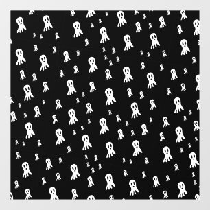 Autocollant Pour Fenêtre Fantômes d'Halloween foncé