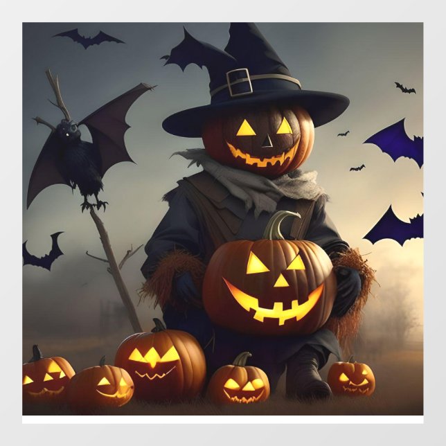 Autocollant Pour Fenêtre Fenêtre à moelle d'écume qui s'accroche. Décor Hal (Feuille)