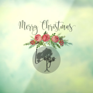Autocollant Pour Fenêtre Fenêtre de Noël du logo personnalisé ou Clou mural