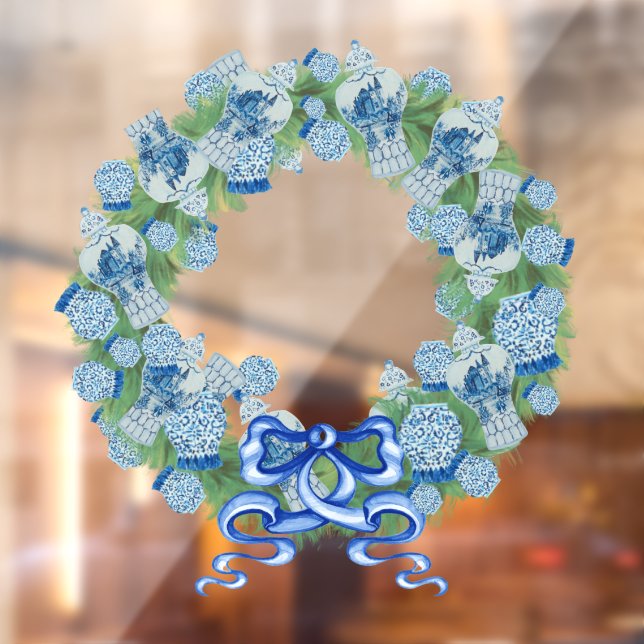 Autocollant Pour Fenêtre Fenêtre de serrure de gingembre de Noël (Feuille 2)