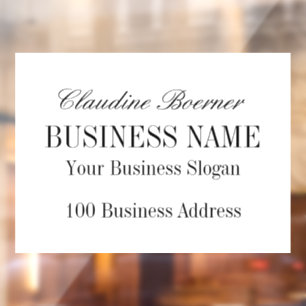 Autocollant Pour Fenêtre Fenêtre Paysage Clous de Decal Business Home