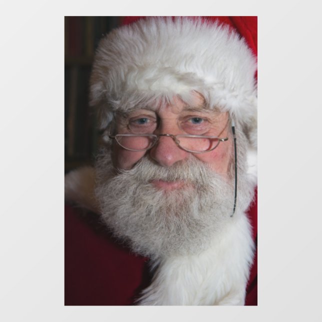 AUTOCOLLANT POUR FENÊTRE FENÊTRE SANTA CLAUS CHRISTMAS CLING (Feuille)