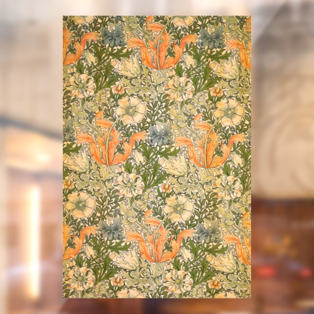 Autocollant Pour Fenêtre Festival de fleurs de William Morris Spring Compto (Feuille 2)