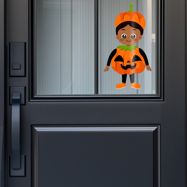 Autocollant Pour Fenêtre Fête d'Halloween pour enfants Citrouille (Créateur téléchargé)