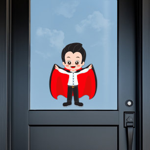Autocollant Pour Fenêtre Fête d'Halloween pour enfants Vampire