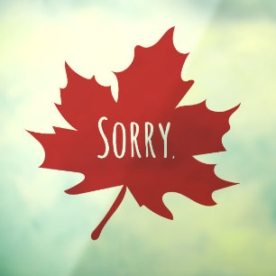 Autocollant Pour Fenêtre Fête du Canada