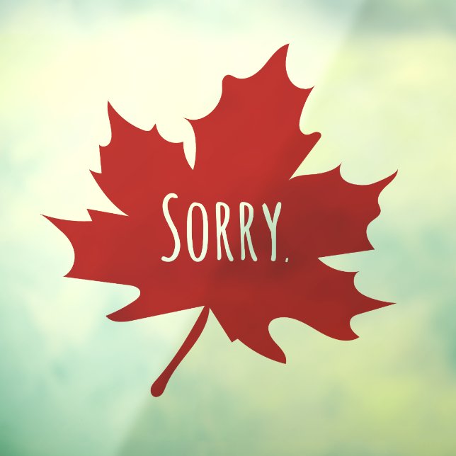 Autocollant Pour Fenêtre Fête du Canada (Feuille 3)