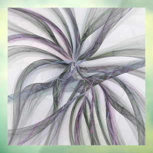 Autocollant Pour Fenêtre Filigree Motions Moderne Abstrait Fractal Balançan