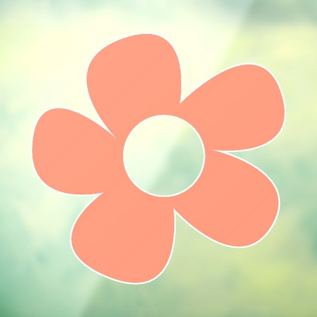 Autocollant Pour Fenêtre Fleur rose Y2k (Feuille 3)