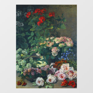 Autocollant Pour Fenêtre Fleurs de printemps Monet
