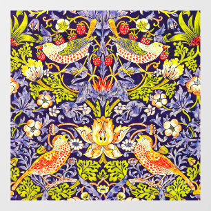 Autocollant Pour Fenêtre Fraise Thief Oiseaux William Morris