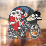 Autocollant Pour Fenêtre Funny Christmas Motorcycle équitation Santa Claus<br><div class="desc">Moto de Noël amusant Riding Santa Claus Cling de fenêtre Si vous voulez ce design dans une taille plus petite ou plus grande, cliquez sur le bouton Taille personnalisée faites défiler vers le bas et entrez la largeur ou la hauteur que vous préférez. Attendez une seconde pour que le logiciel...</div>