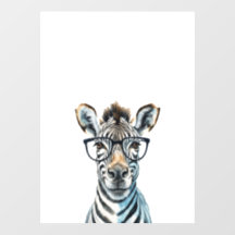 Funny Zebra Porter des lunettes