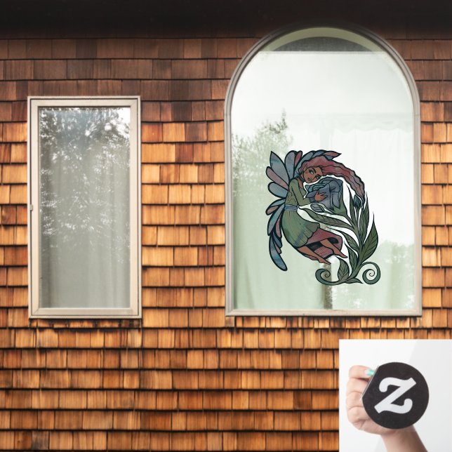 Autocollant Pour Fenêtre Garden Rose Fairy (Fenêtre d'accueil)