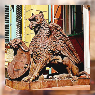 AUTOCOLLANT POUR FENÊTRE GARGOYLE