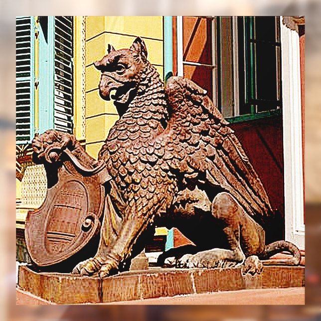 AUTOCOLLANT POUR FENÊTRE GARGOYLE (Feuille 2)