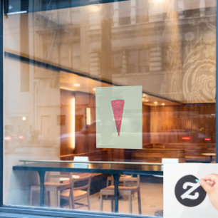 Autocollant Pour Fenêtre Gâteau à la crème glacée