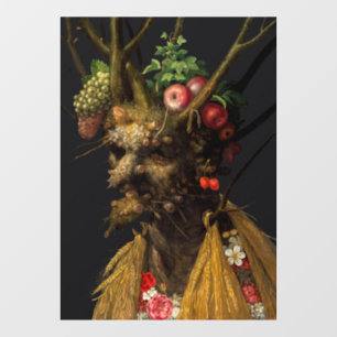 Autocollant Pour Fenêtre Giuseppe Arcimboldo - Quatre saisons en une tête