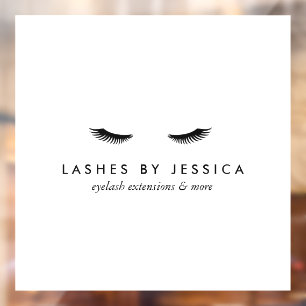 Autocollant Pour Fenêtre Glam Eyelashes