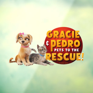 Autocollant Pour Fenêtre Gracie & Pedro Dynamic Duo