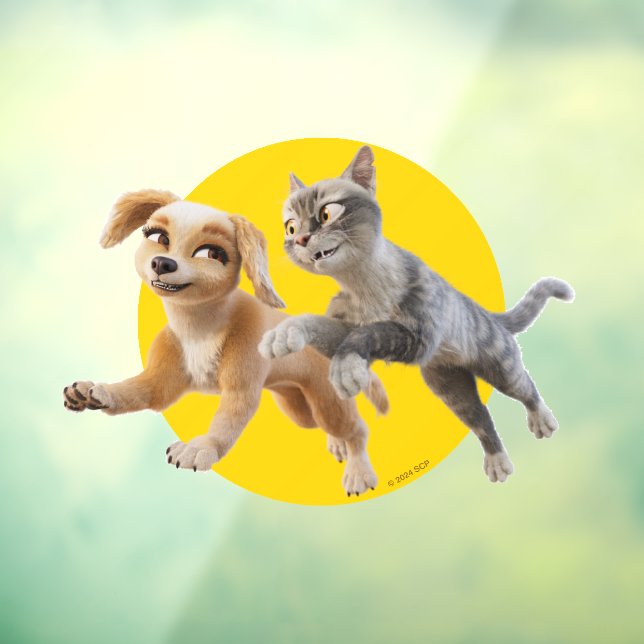 Autocollant Pour Fenêtre Gracie & Pedro Unleashed (Feuille 3)