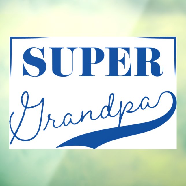 Autocollant Pour Fenêtre Grand-père (Feuille 3)