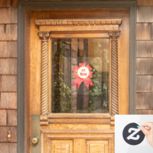 Autocollant Pour Fenêtre Gratitude Numéro Une maman lauréat du prix ruban
