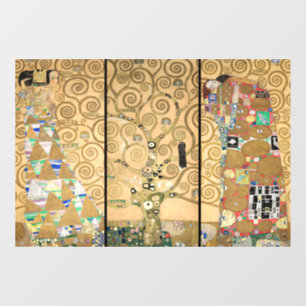 Autocollant Pour Fenêtre Gustav Klimt - Frise Stoclet Arbre de Vie